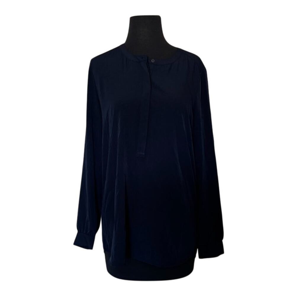 Not Your Daughters Jeans Navy Long Sleeve Shirt - XS
